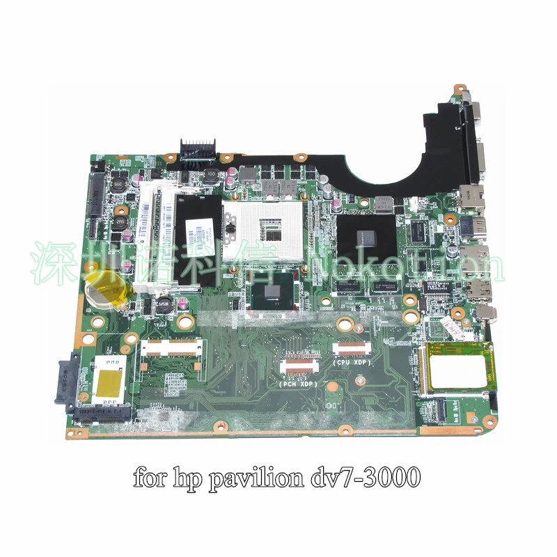 NOKOTION DA0UP6MB6F0 605698-001 605699-001 For HP Pavilion DV7-3000 laptop motherboard PM55 DDR3 Work i7 CPU Only GT320M | Компьютеры и