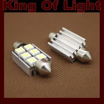 

4x car led lighting Canbus 36mm 39mm 41mm C5W Festoon 6 led smd 5050 obc error free no error Free shipping