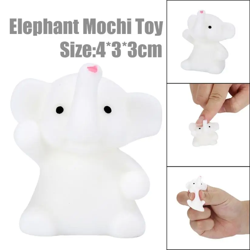 

Slow Rising 4CM Cute Elephant Mochi Squishy Squeeze Healing Fun Kids Kawaii Toy Stress Reliever Deco Decompression Toys Jan23