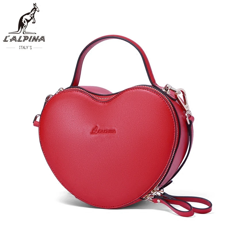 

Female Bag 2018 New Love Bag Fashion Leather Hand Bag Shoulder Messenger Bag Wild
