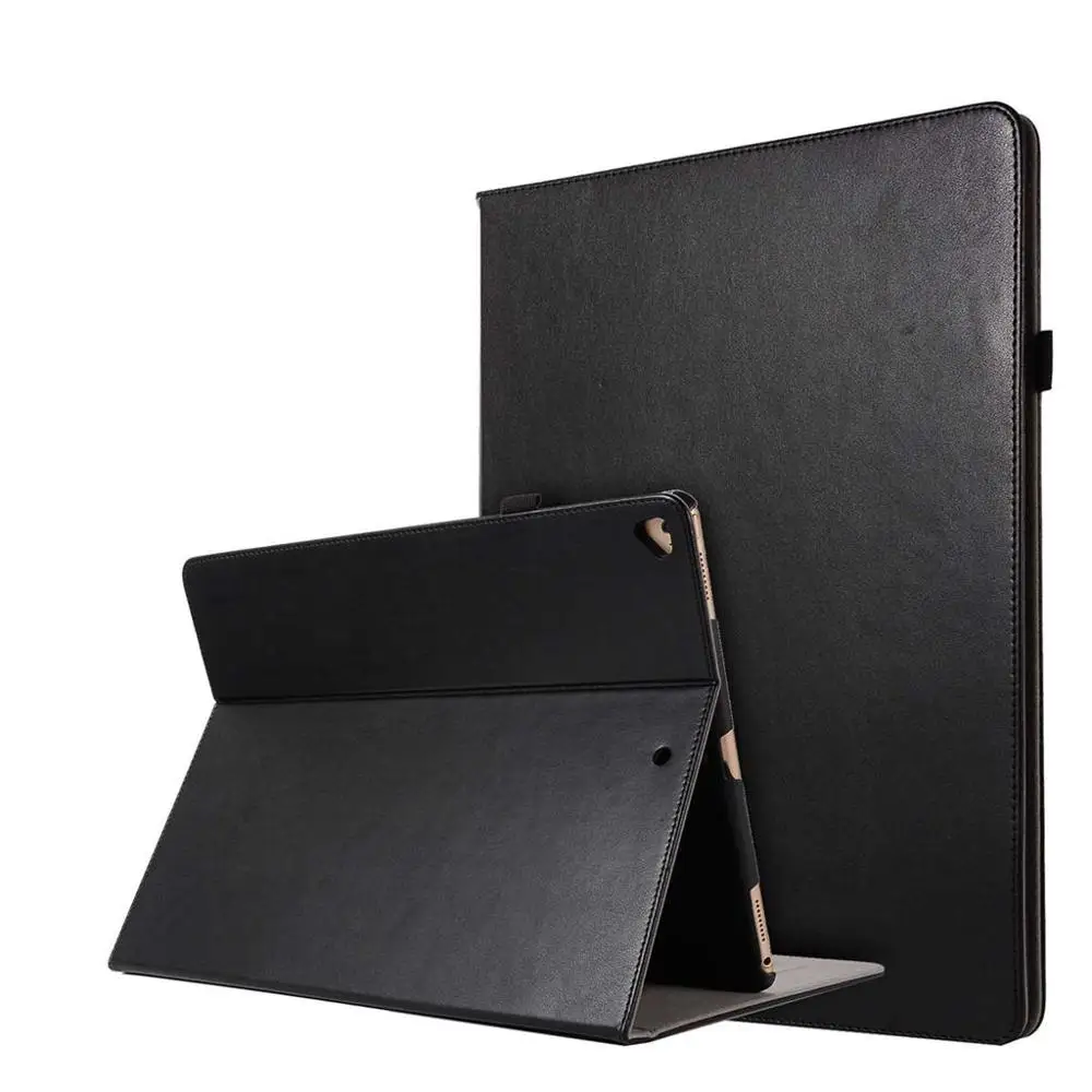 Card Hand Holder Cloth PU Leather Cover For Apple ipad pro 12 9 Original Magnetic Smart