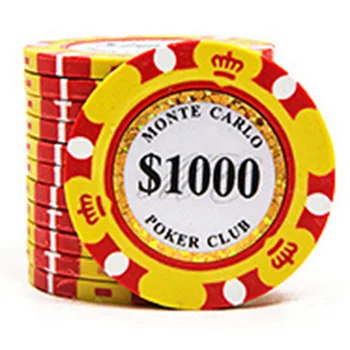 

20 PCS/LOT Luxury Design Poker Chips 14g Clay/Iron/ABS Chips Texas Hold'em Poker Wholesale For Club Free Shipping