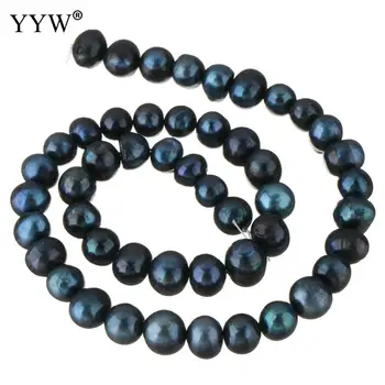 

Natural Freshwater Pearl Loose Beads black 8-9mm Approx 0.8mm Sold Per Approx 14.5 Inch Strand