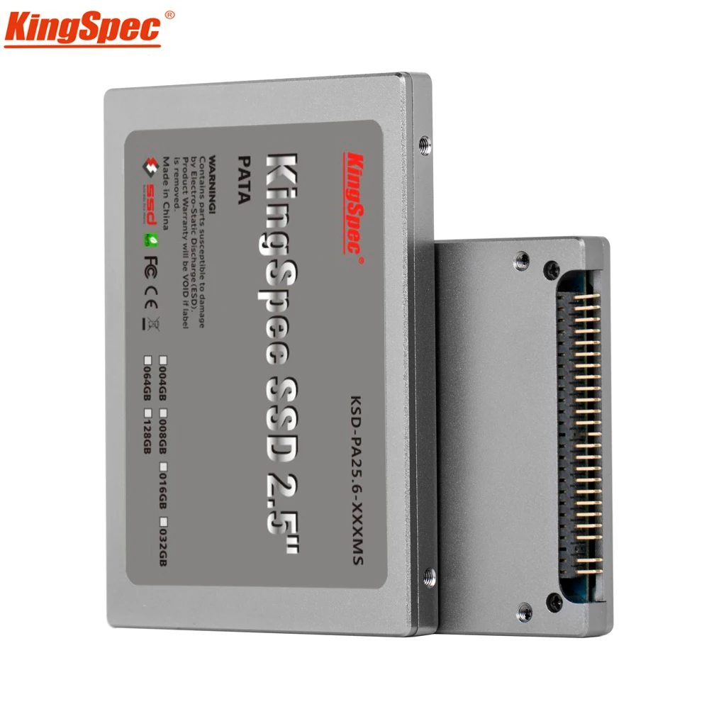 

Kingspec 44pin 2.5" IDE pata ssd 128gb TLC Flash 4-Channel hd SSD Solid State Drive for ASUS A6JC, A8JA M9A HP V2000 hard disk