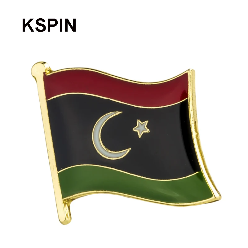 Libya flag lapel pin badge pin 300pcs a lot Brooch Icons XY0237-in ...