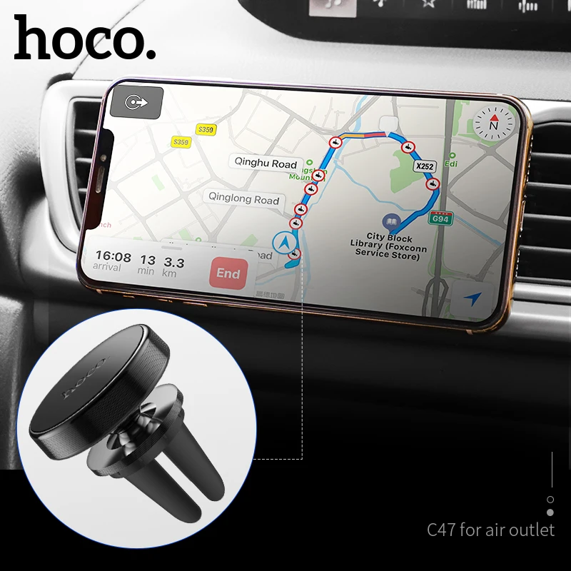 hoco автомобильный магнитный держатель телефона крепление магнитная подставка