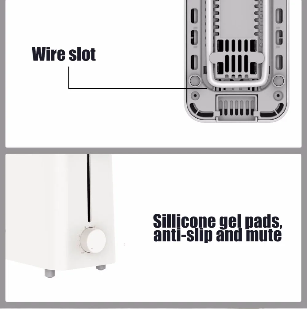 Xiaomi Pinlo Electric Mini Bread Toaster Stainless Steel Bread Baking Maker Machine for Breakfast Sandwich Reheat Kitchen Toast (15)