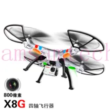 Новая версия профессиональный Syma X8G 2,4G 4ch 6 Axis Venture с 5MP широкоугольной камерой RC Квадрокоптер RTF RC вертолет