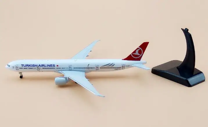20 см сплав металла воздушный Турецкие авиалинии Боинг 777 B777 дыхательные пути модель самолета Модель w Стенд самолетов ремесла подарок