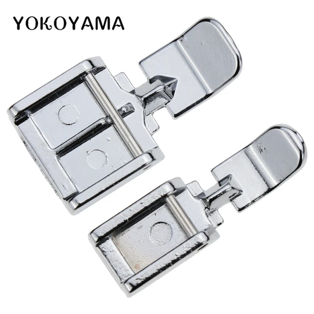 Compatible Metal Zipper Presser Sewing Foot, Left & Right For Household  Snap-on Sewing Machines AA7026 - AliExpress