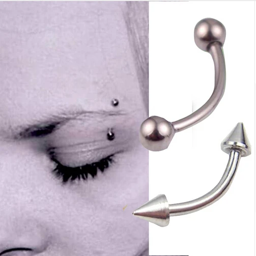 De ombligo acero quirúrgico 316l acero inoxidable Barbell plátanos piercing