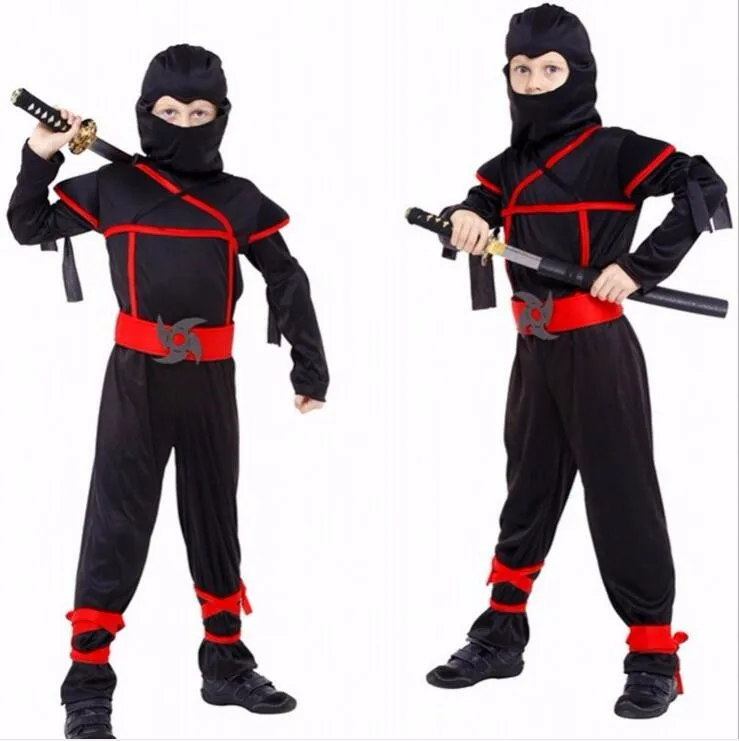 Us 19 35 12 Off M Xl Free Shipping Fantasia Disfraces Boys Kids Naruto Ninja Cosplay Costumes Halloween Costumes For Children Game Uniforms Costume