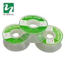 3 шт. стоматологический ортодонтический эластичный Резиновый силовой ультра цепной прозрачный Непрерывный Тип стоматолога продукт закрытый/короткий/длинный размер