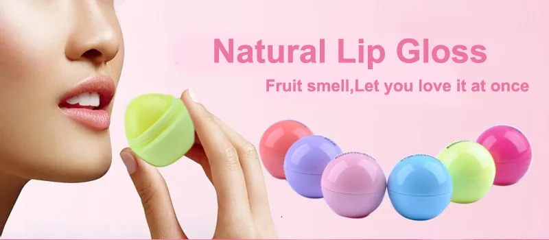 6Pcs/Lot 6 Macaron Color 3D Ball Lipstick Organic Ingredient Lip Balm Sweet Taste Natural Plant Embellish Lip Beauty Makeup Care