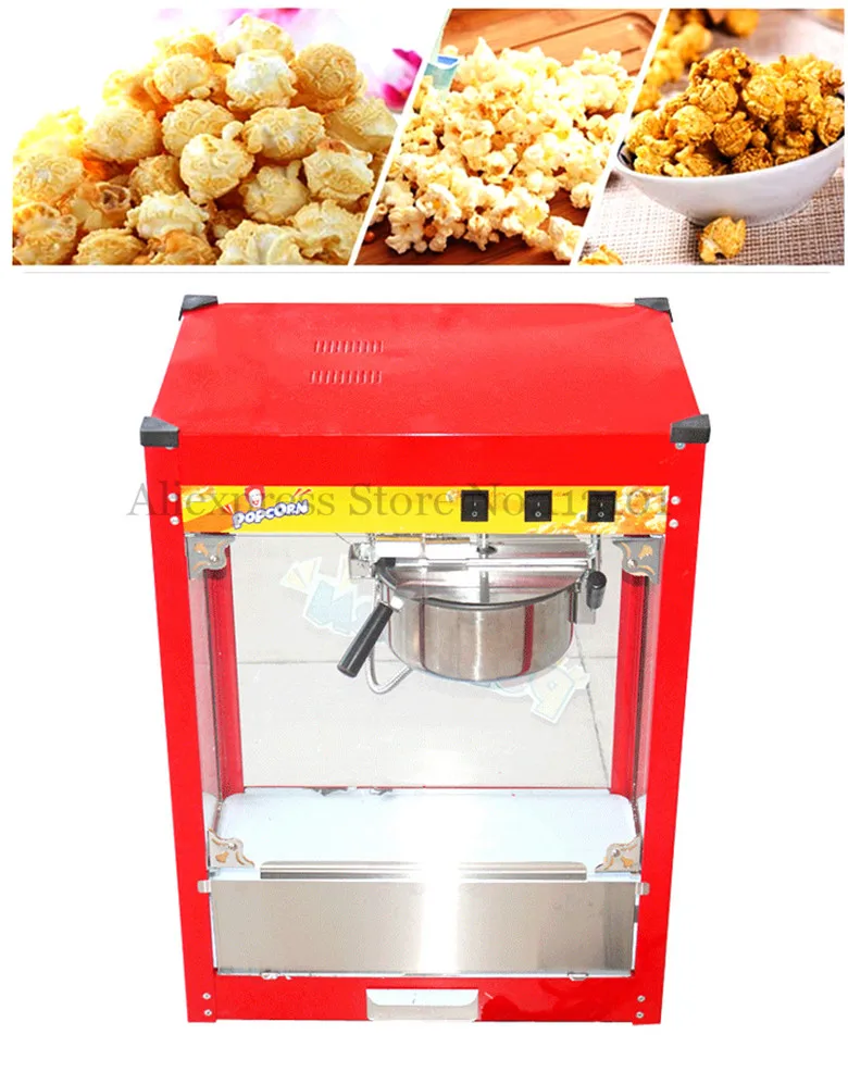 

Commercial Popcorn Popper 6oz Electric Heating Corn Popper