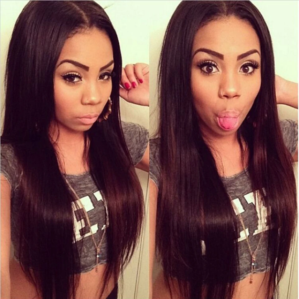 Brazilian Virgin Hair Straight 1 Bundle Virgin Brazilian Human Hair Weave Annabelle Hair 7A Unprocessed Brazilian Straight Hair