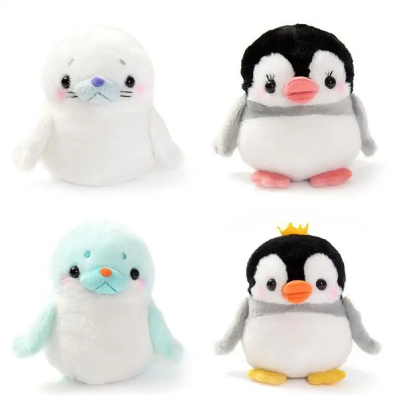 Popular Japanese Amuse White Seals And Penguins Prince Plush Toys Soft