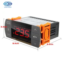 Диапазон-40~ 99 градусов 220 В сенсорный цифровой ЖК-контроллер температуры с сенсорной кнопкой охлаждения нагревательный переключатель Термостат