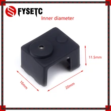 3 шт 3D нагреватель Блок фиксаторы силиконовая изоляция носок неофициальный Подогрев блок для E3D V6 PT100 Hotend сохраняет тепло крышка