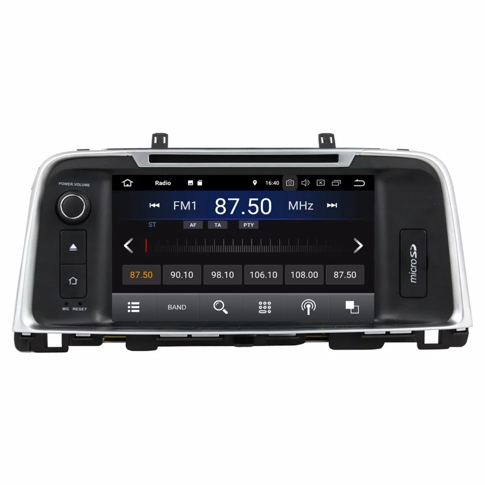 Sale Android 8.1 Quad Core 8" Car radio dvd GPS Multimedia Player for Kia K5 Optima 2015 2016 With Bluetooth WIFI Mirror-link USB DVR 0