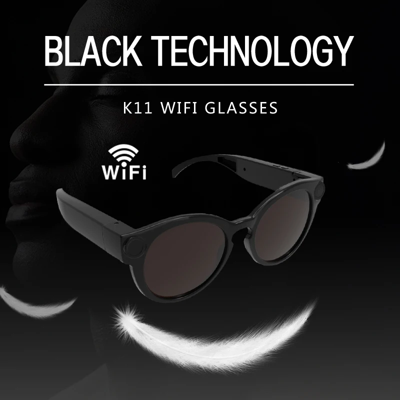 K11 камера солнцезащитные очки 1080p Wifi мини микро камеры поляризационные линзы HD
