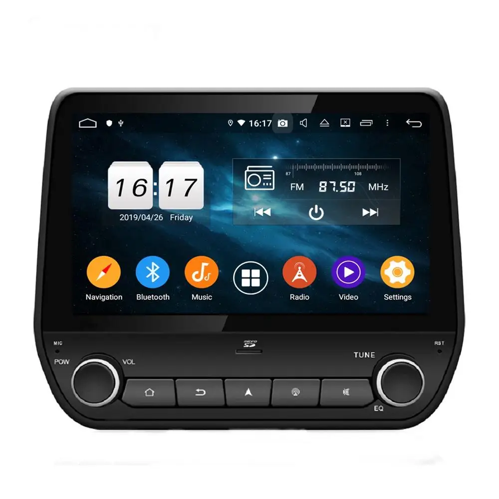 Best 4GB+32GB Octa Core 9" Android 9.0 Car Radio DVD Player for Ford Eco sport Fiesta 2017 2018 GPS Bluetooth WIFI USB Mirror-link 1