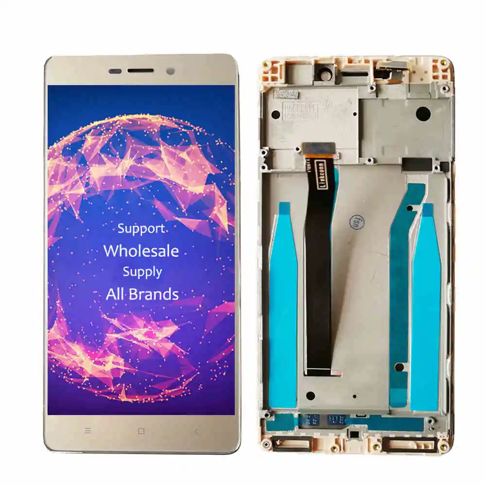 Полный ЖК-дисплей с рамкой для Xiaomi Redmi 3 S 3 S ЖК-дисплей Сенсорная панель дигитайзер сборка Redmi 3 Pro Prime ЖК-дисплей 5,0"
