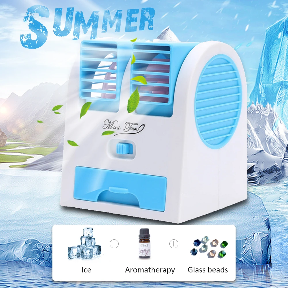 

DIDIHOU Mini portable USB Air Conditioning summer Fan wind natural ventilator Air Cooler fans for Home
