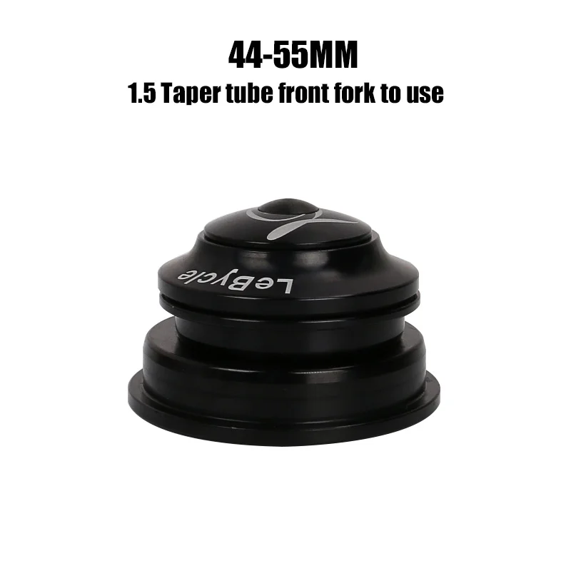 

LeBycle 44-55/56mm Aluminum Alloy Bicycle Bearing Headsets MTB Mountain Bike Wrist Tapered Bowl Threadless for 28.6*44-55/56-30