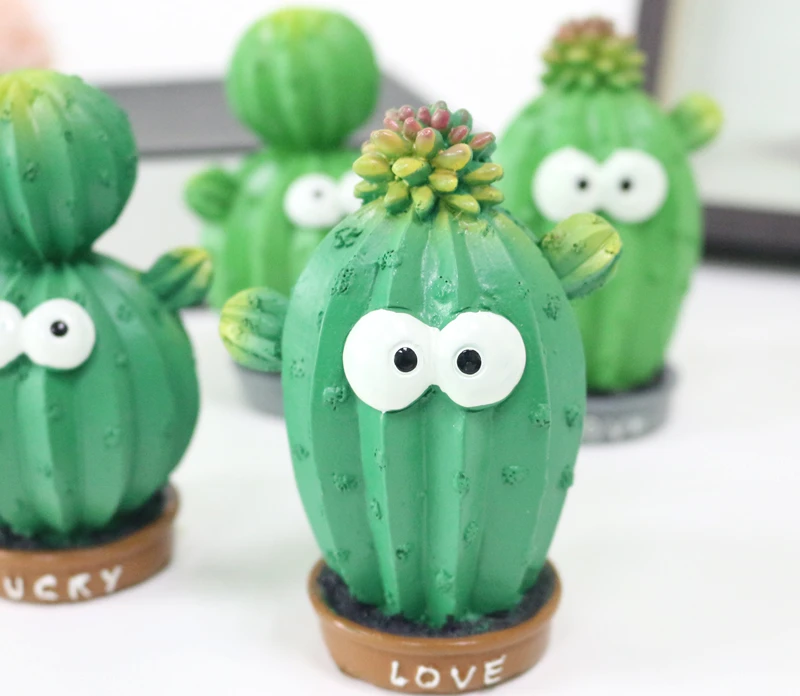 JAROWN Artificial Creative Cactus Prickly Pear Decoration Gift Home Office Desktop Decorative Resin Crafts Wedding Decor (12)