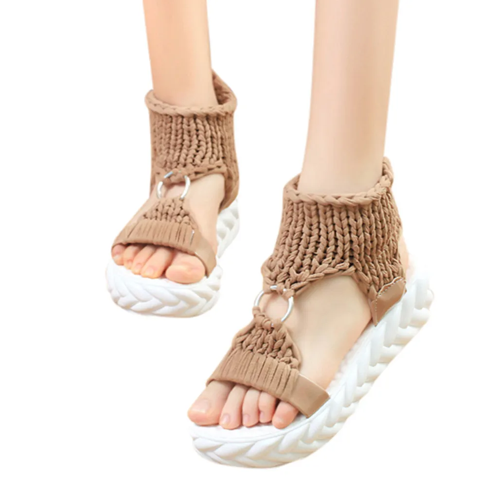 

2019 Ladies Sandals Shoes Women Summer Fashion Platform Sandals Comfort Big Size Casual Shoes Women Casual Shoe Zapatos De Mujer
