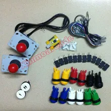 Arcade JAMMA MAME DIY parts KIT for 2 players PC PS/3 2 IN 1 interface USB Encoder to joystick and HAPP buttons