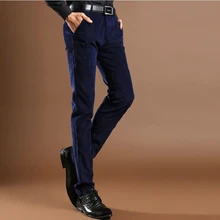 Qualität Neue 2016 Frühling herbst Dünne Männliche Cord Hose Hose Herren Gerade Cord Breathable Beiläufige Hosen