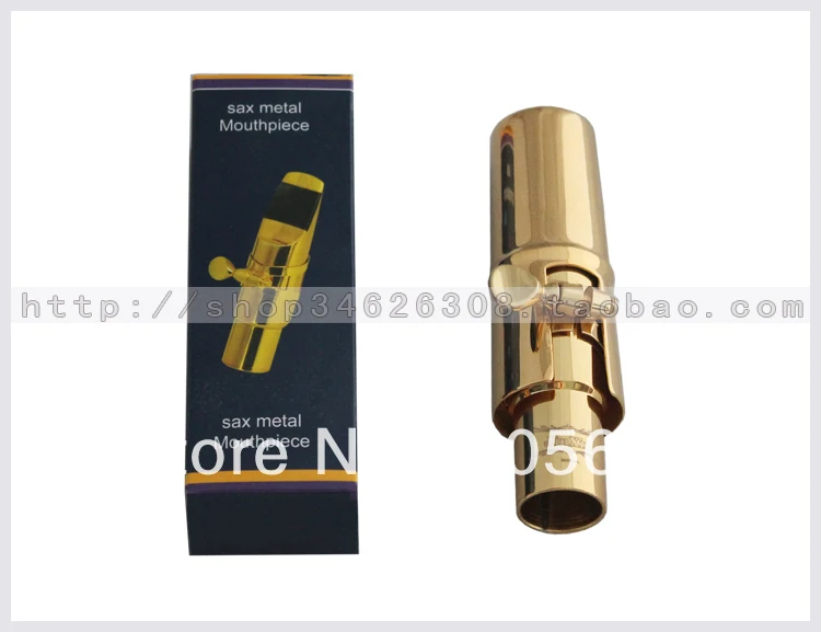 

Gold plated Soprano Saxophone Sax Mouthpiece Size # 6
