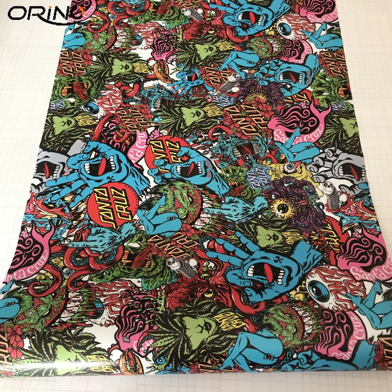 Camouflage Sticker Bomb Vinyl Film Wrap-3