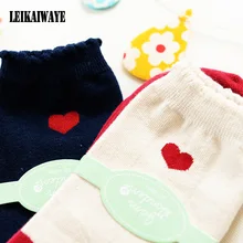 Новая мода любовь балетные маленькие свежие calcetines женские носки