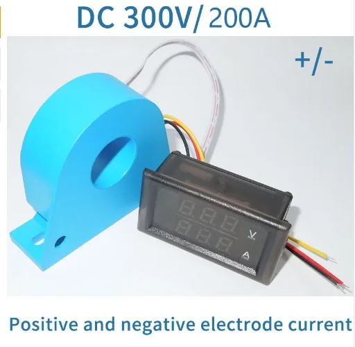 YB28VA DC 0-100 В 300 В светодиодный двойной Вольтметр Амперметр цифровой Дисплей Напряжение вертушек тестер трансформатор тока ct Вольт Ампер