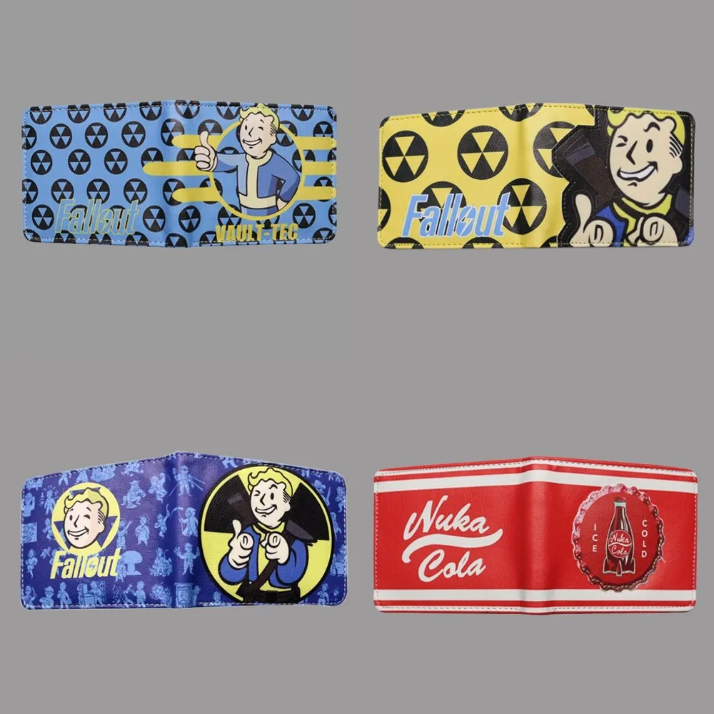 Лидер продаж короткий кошелек с героями игры Fallout Vault для мальчиков держатель
