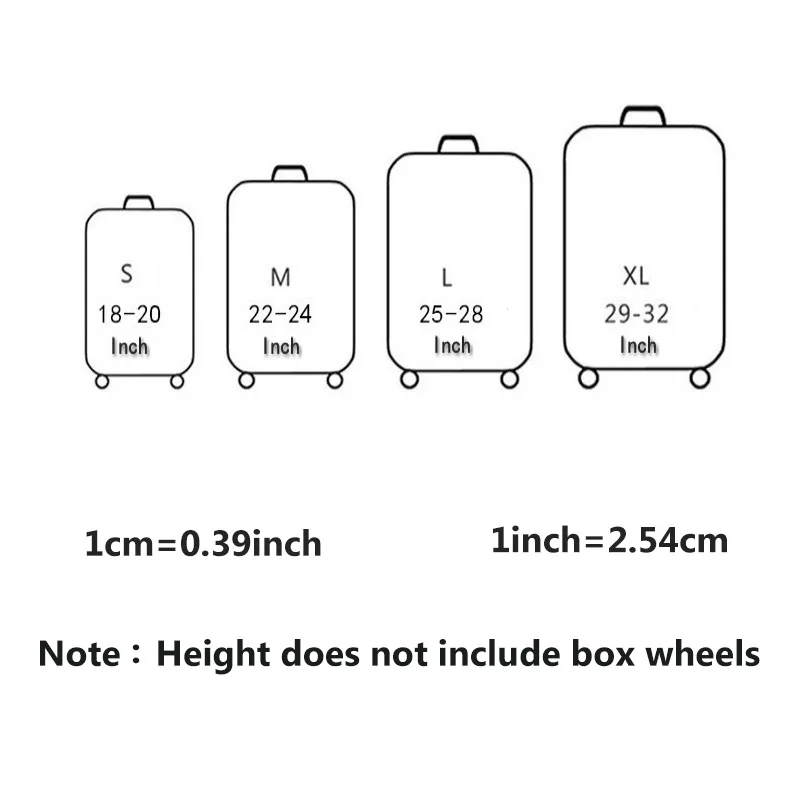 Hmunii толще путешествия Чемодан чемодан защитная крышка багажник случае применяются к 18 ~ 32 тележка Чехол Эластичный Туристические товары