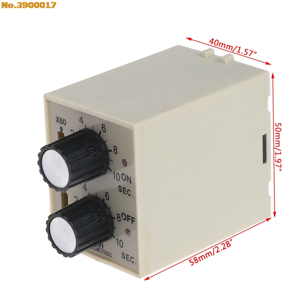 

ST3PR Electrical Time Relay Counter Relays Digital Timer Relay With Socket Base