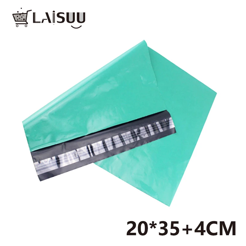 

100pcs 7.8*13.7"/20*35cm Teal Green Poly Mailers Self Seal Plastic mailing Envelope Bags