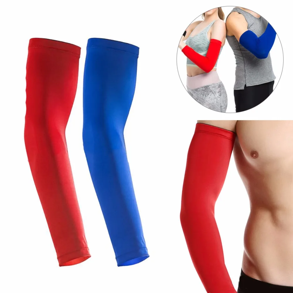 1 Pair High Quality Basketball Brace Support Lengthen Arm Sleeves Guard