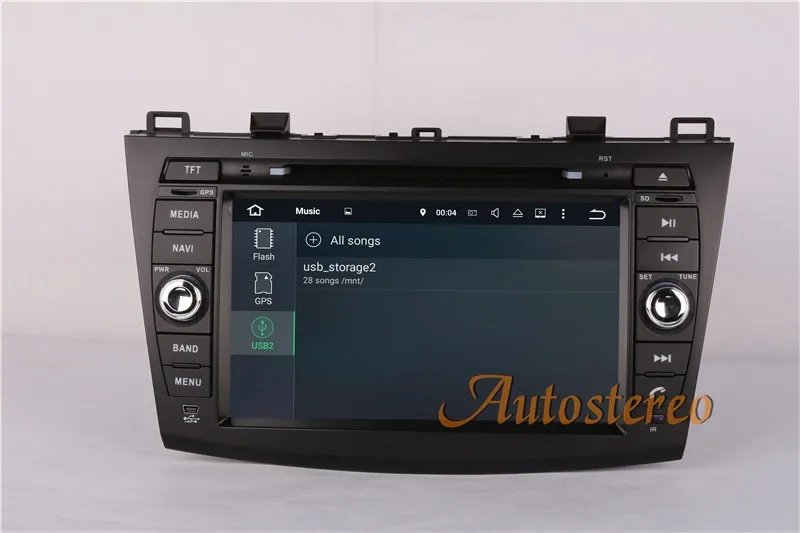 Excellent 8 Core Android 8.1 RAM 4G ROM 32GB 2Din Car GPS Navigation DVD Player Unit For Mazda 3 Axela 2009-2013 Free map and camera 11