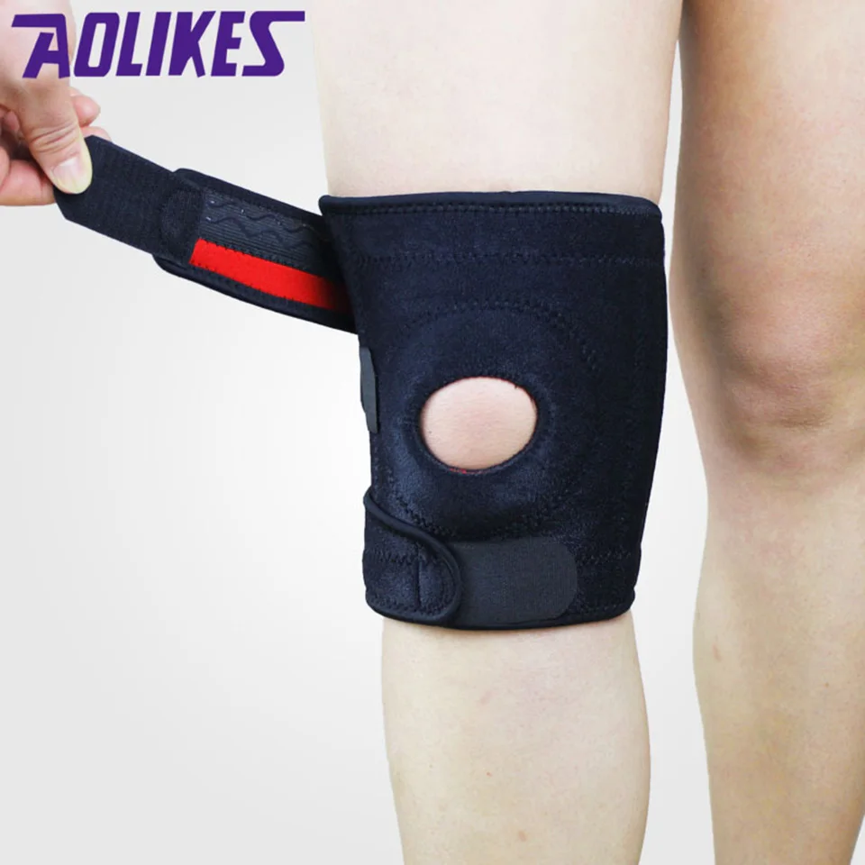 AOLIKES 1PCS Mountain Climbing Knee Pads Support Cycling Knee Protector