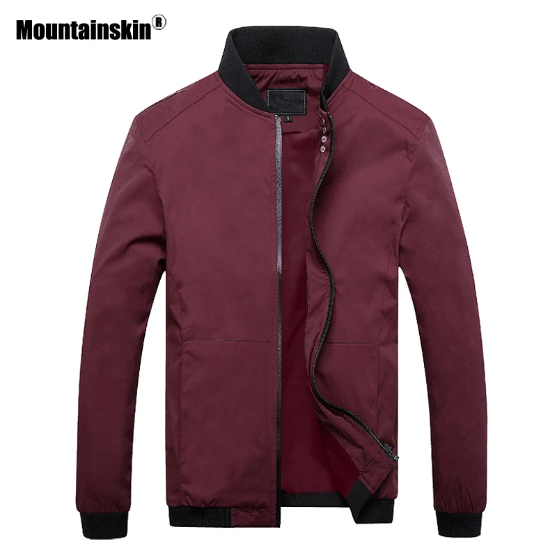 Куртка Mountainskin мужская приталенная однотонная Повседневная Верхняя одежда