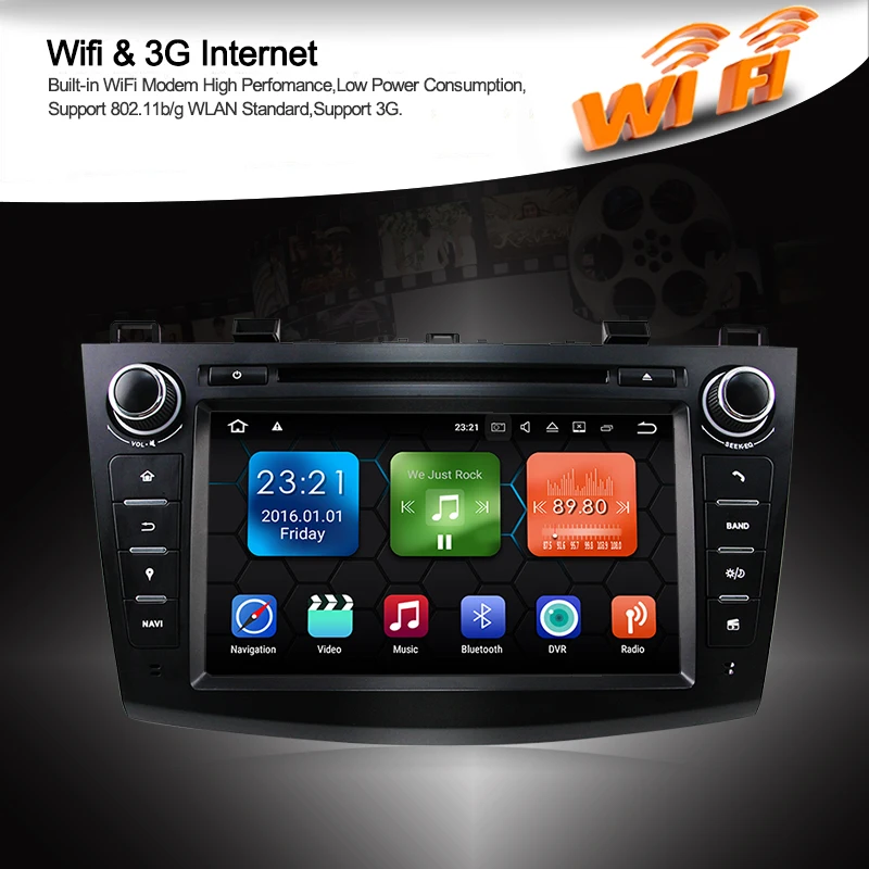 8 "Android 8,0 штатную стерео gps-навигация DVD Радио Аудио Sat Nav Головное устройство для Mazda 3 2011 2012 2013 2013 2015 2016