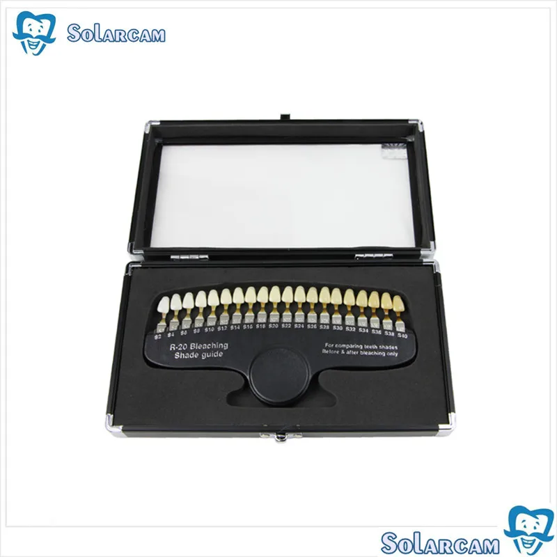 Professional teeth whitening shade guide dental bleaching tooth 20
