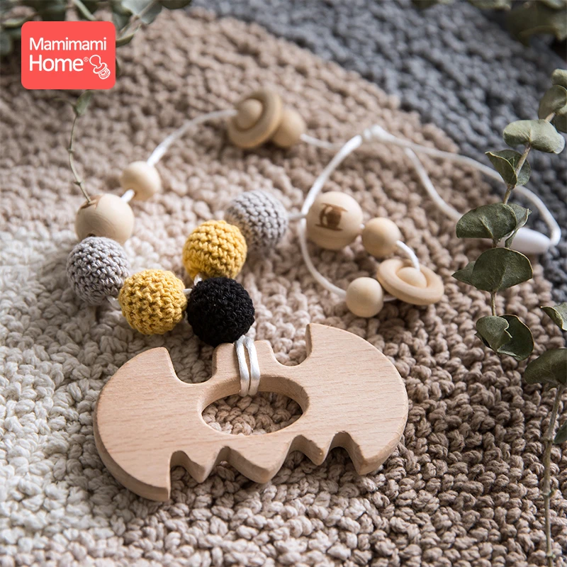Mamihome 1 шт. Детские деревянный Прорезыватель для зубов Diy плед детского кормления