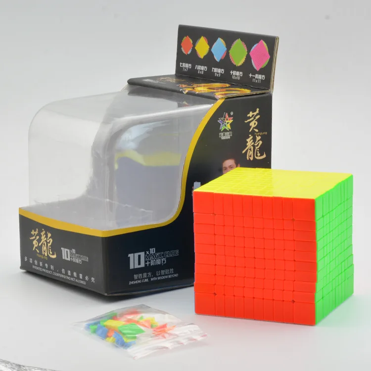 Новый Yuxin Huanglong 10x10x10 куб Zhisheng скоростной куб головоломка твист Весна Cubo Magico Обучающие Развивающие игрушки Прямая поставка