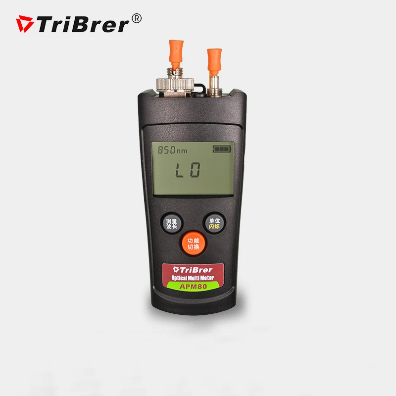 

Tribrer OPM+VFL+LED APM80T-V10mw Mini handheld type Optical Power Meter Fiber Optic Tool -70~+6dBm